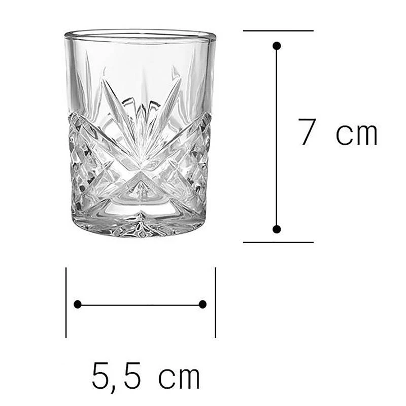 Verres à Shot CRYSTAL CLUB (lot De 6) 2 Verres à Shot CRYSTAL CLUB (lot De 6) – Image 2