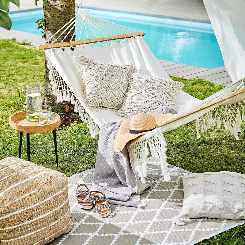 Coussin Macrame Zickzack 2 Coussin Macrame Zickzack – Image 2